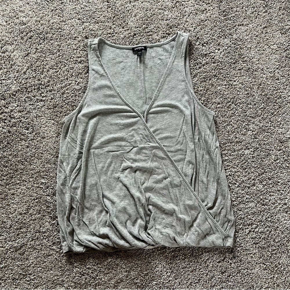 Grey Tank with Front Latch